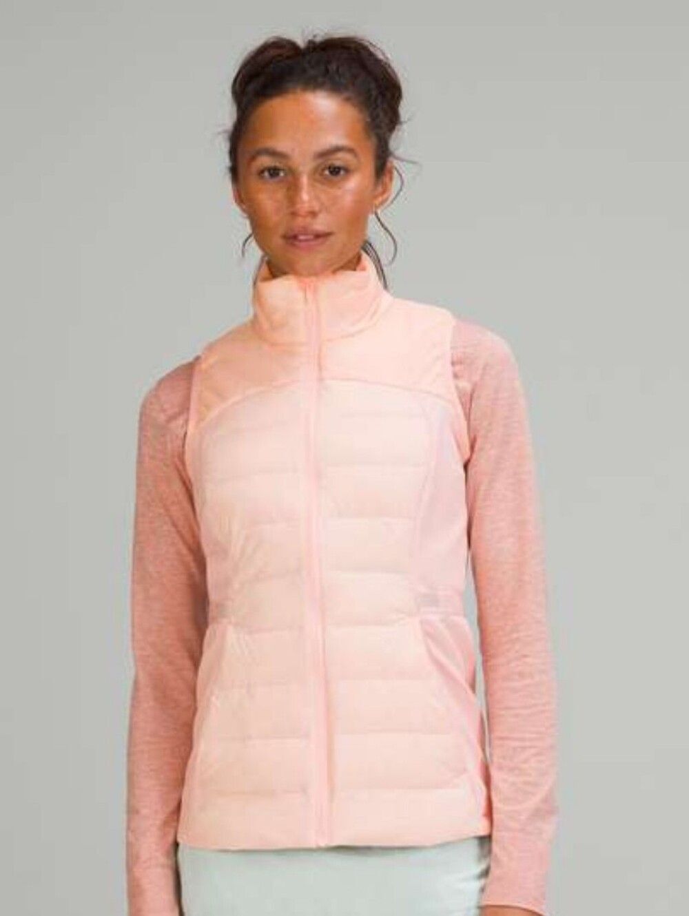 Lululemon Light Pink Down For It All Vest Size 2 Like New Beautiful Lululemon